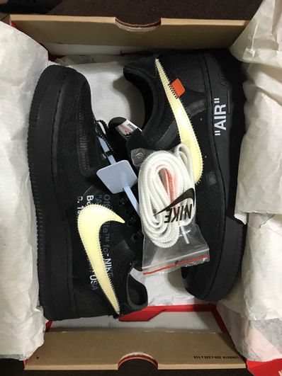 Off-White × Nike Air Force 1 Low "Black"