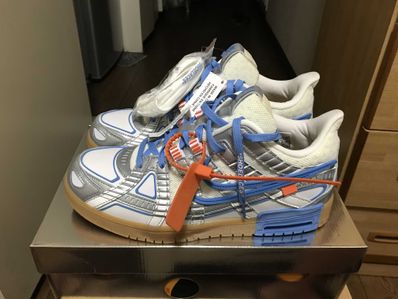 Off-White × Nike Air Rubber Dunk "White/University Blue"