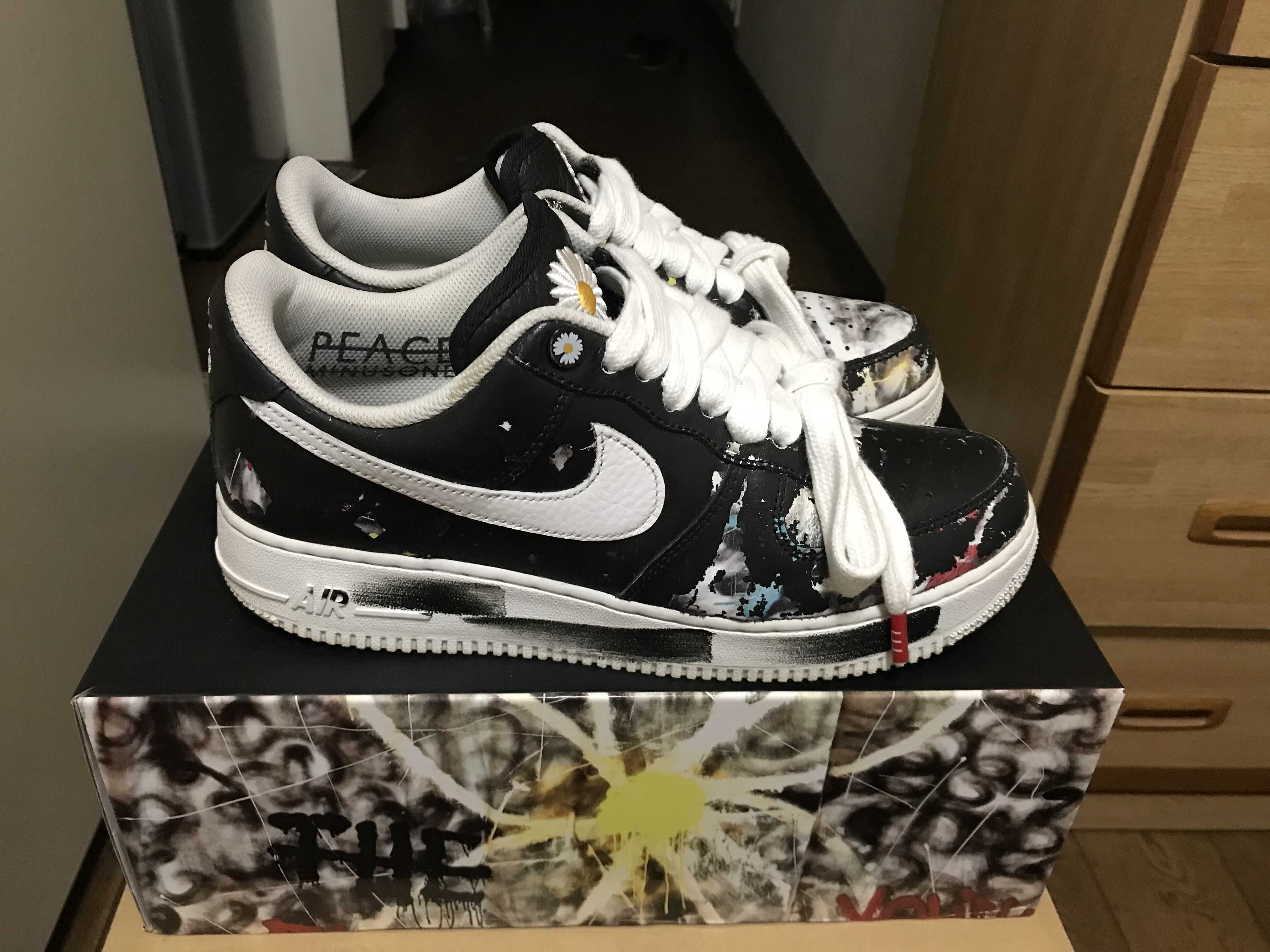 PEACEMINUSONE × Nike Air Force 1 Low Para Noise "Black" / G-DRAGON