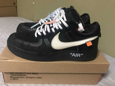 Off-White × Nike Air Force 1 Low "Black"