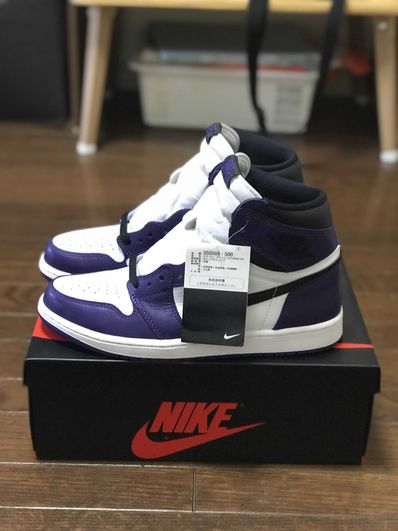 Nike Air Jordan 1 Retro High OG "Court Purple White/Black" (2020)