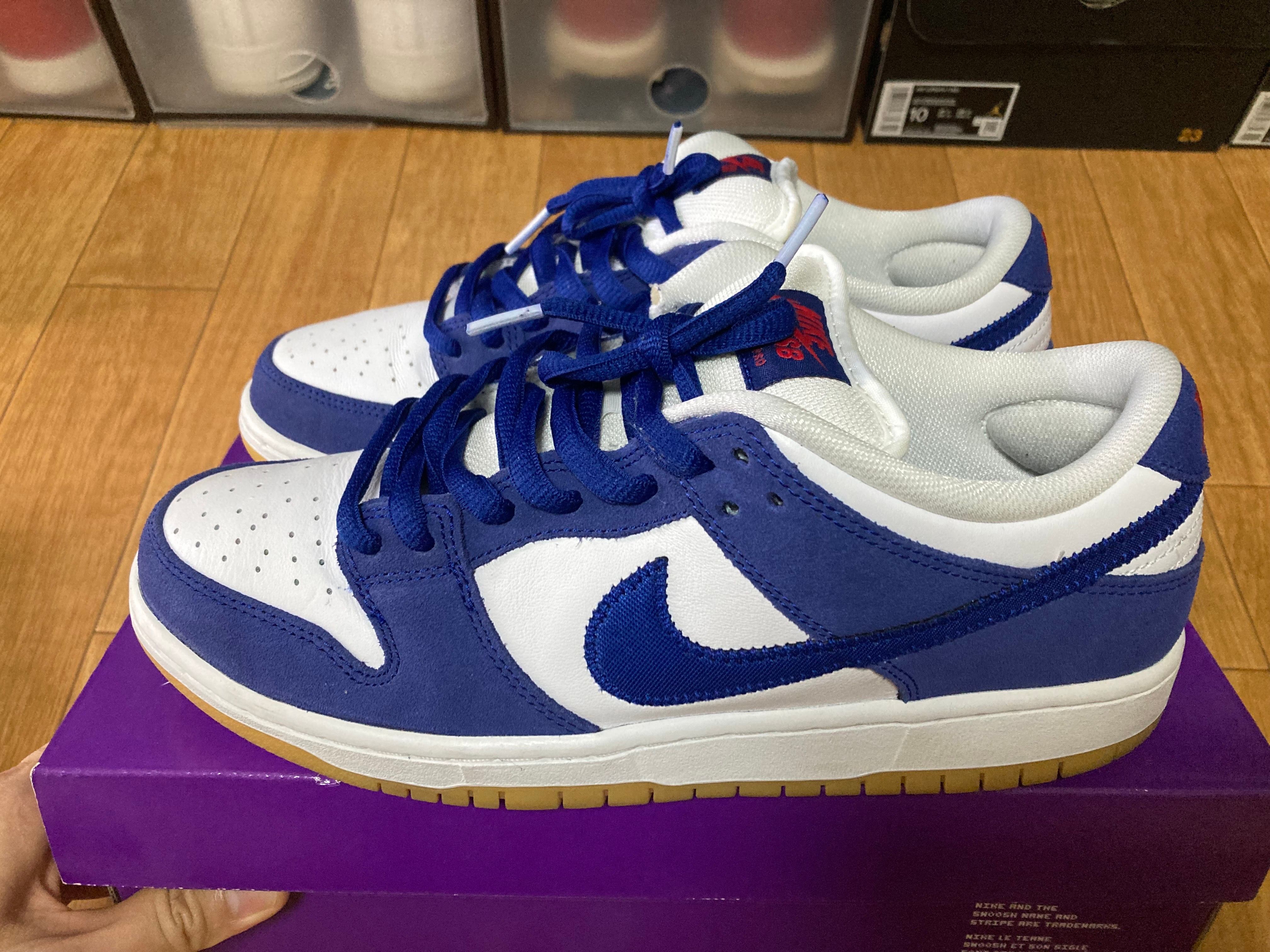 Nike SB Dunk Low "Los Angeles Dodgers/Deep Royal Blue"