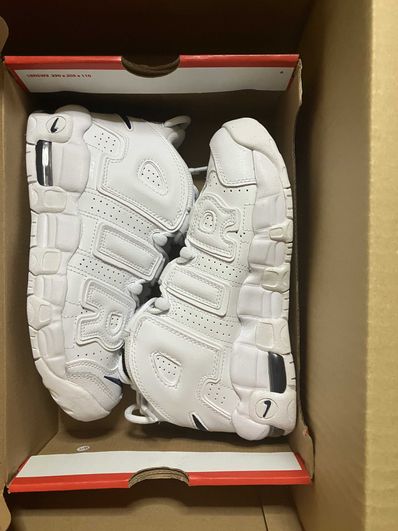 Nike GS Air More Uptempo "White/Midnight Navy"