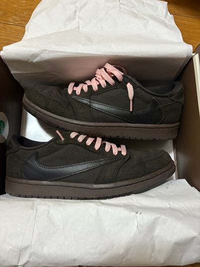 Travis Scott × Nike Air Jordan 1 Low OG SP "Velvet Brown and Dark Mocha"