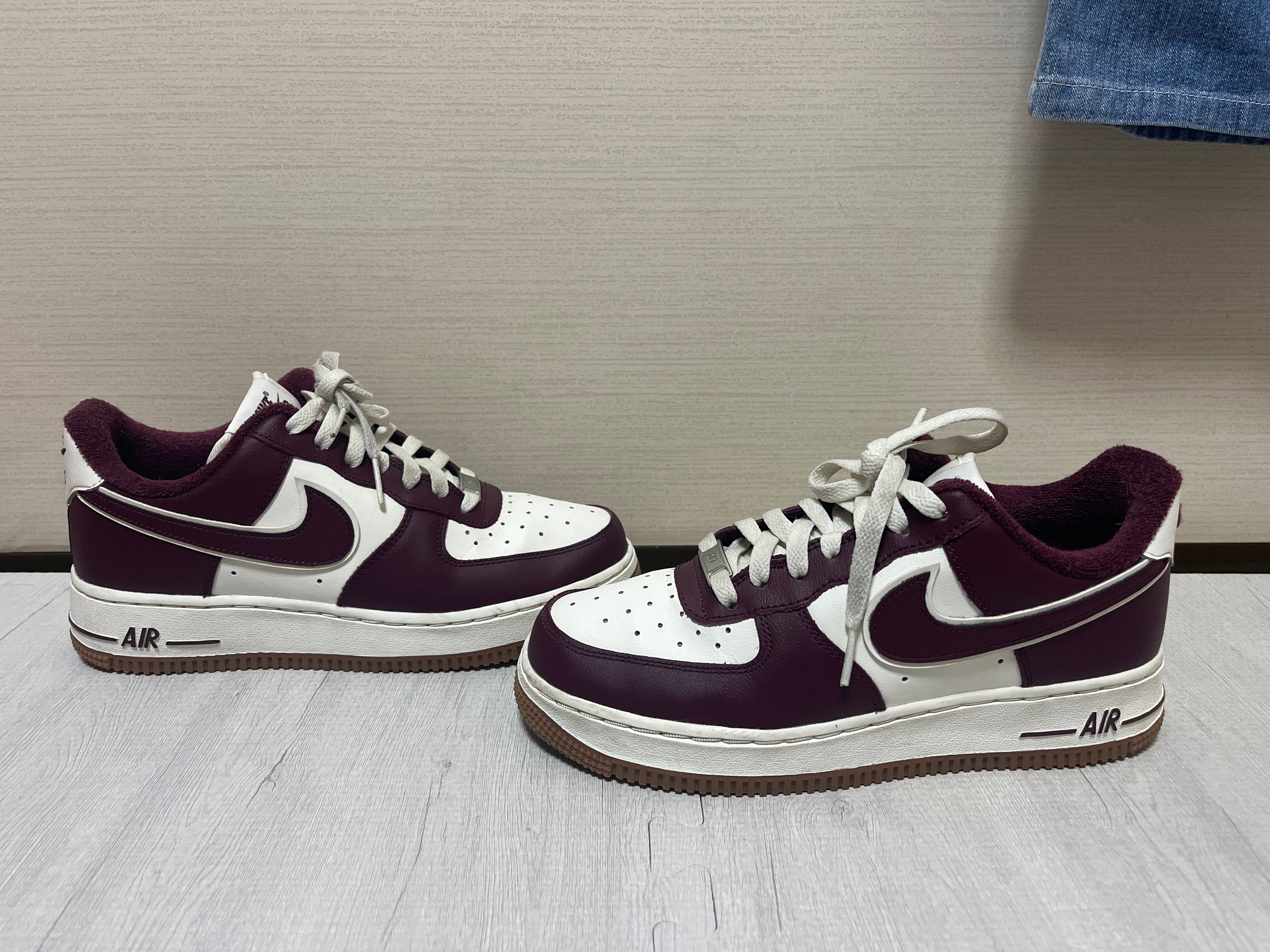 Nike Air Force 1 Low College Pack "Burgundy/White"
