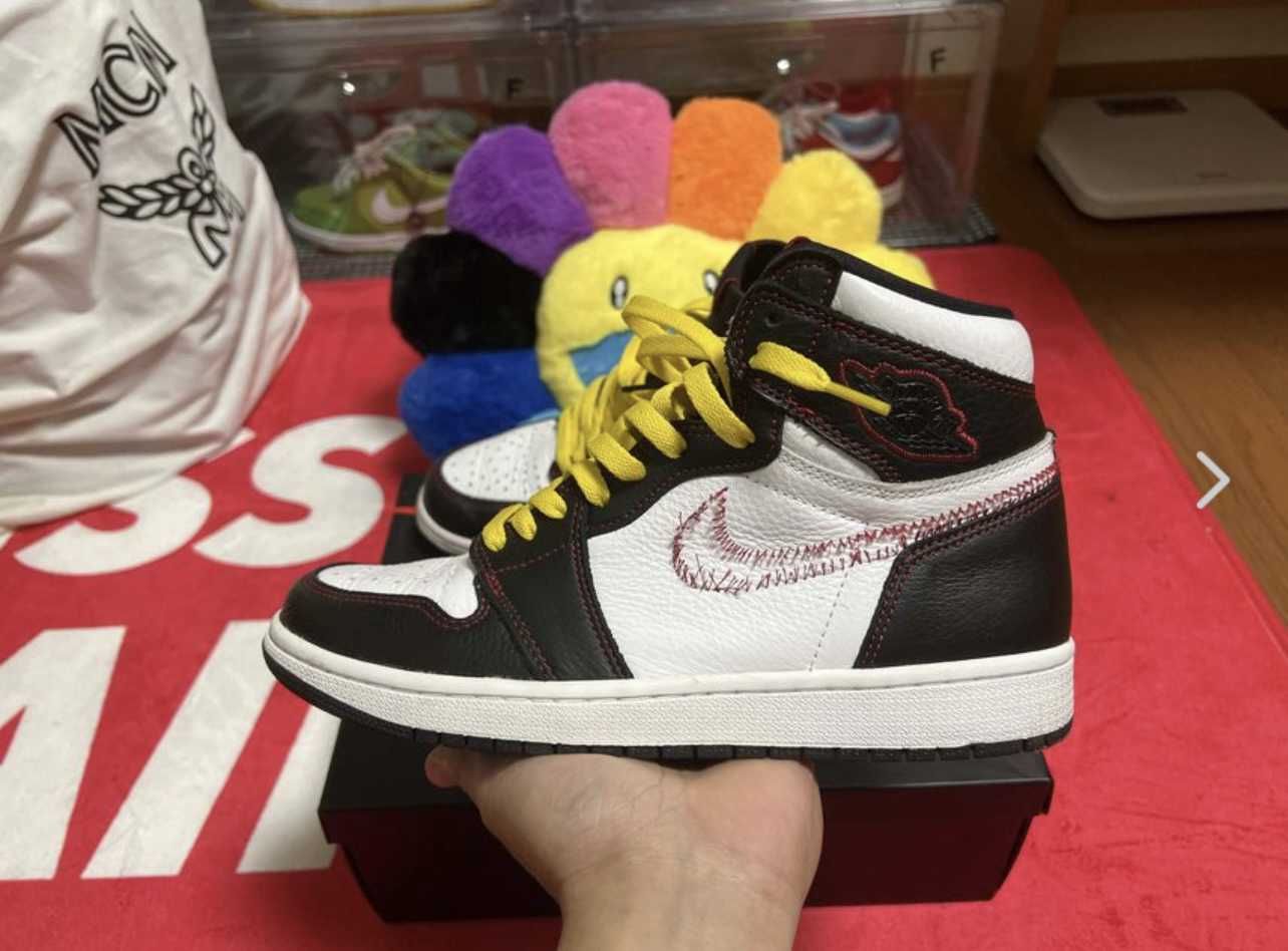 Nike Air Jordan 1 High OG Defiant "Black/Yellow/Gym Red"    