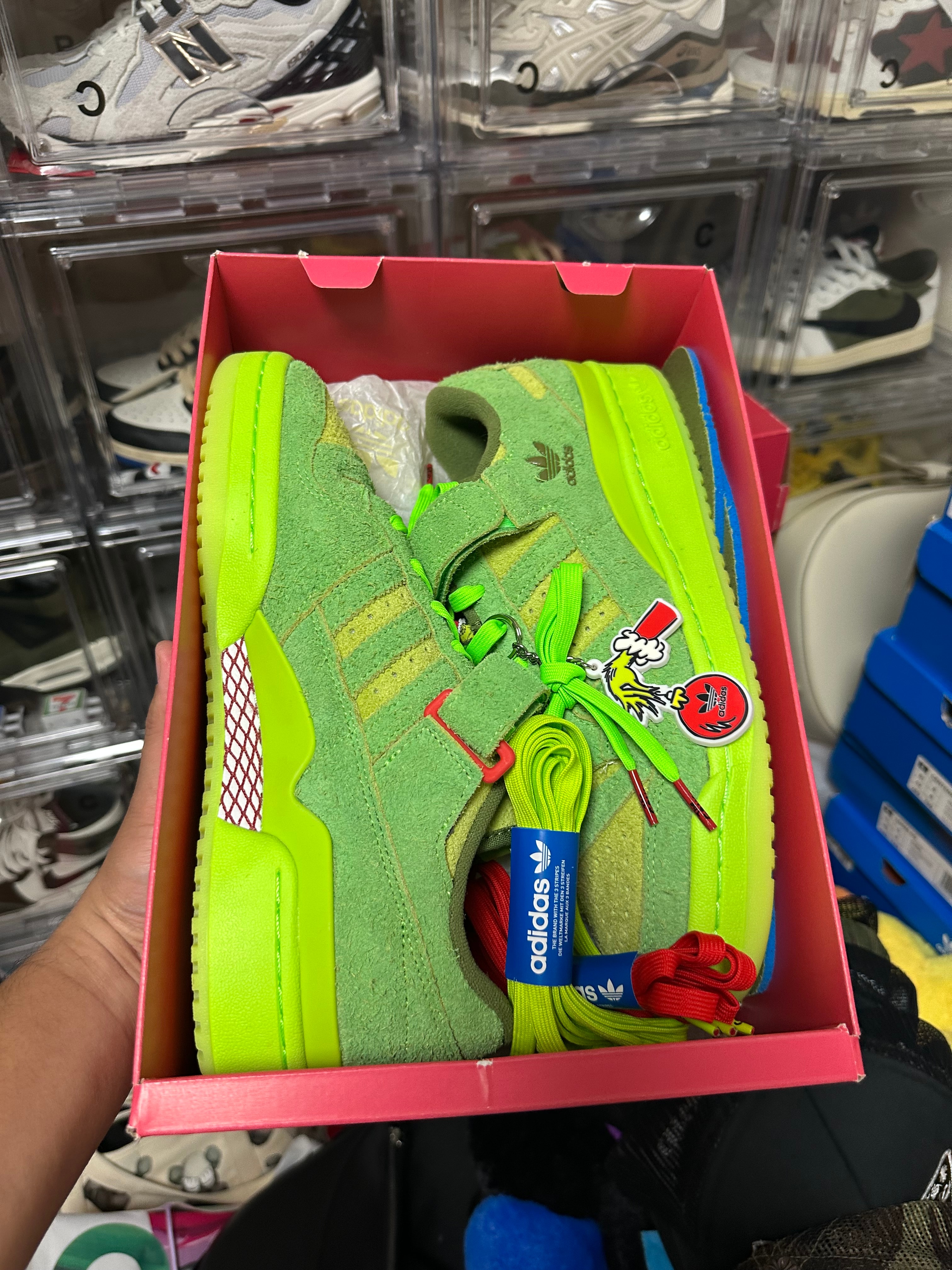 The Grinch × adidas Forum Low "Green"