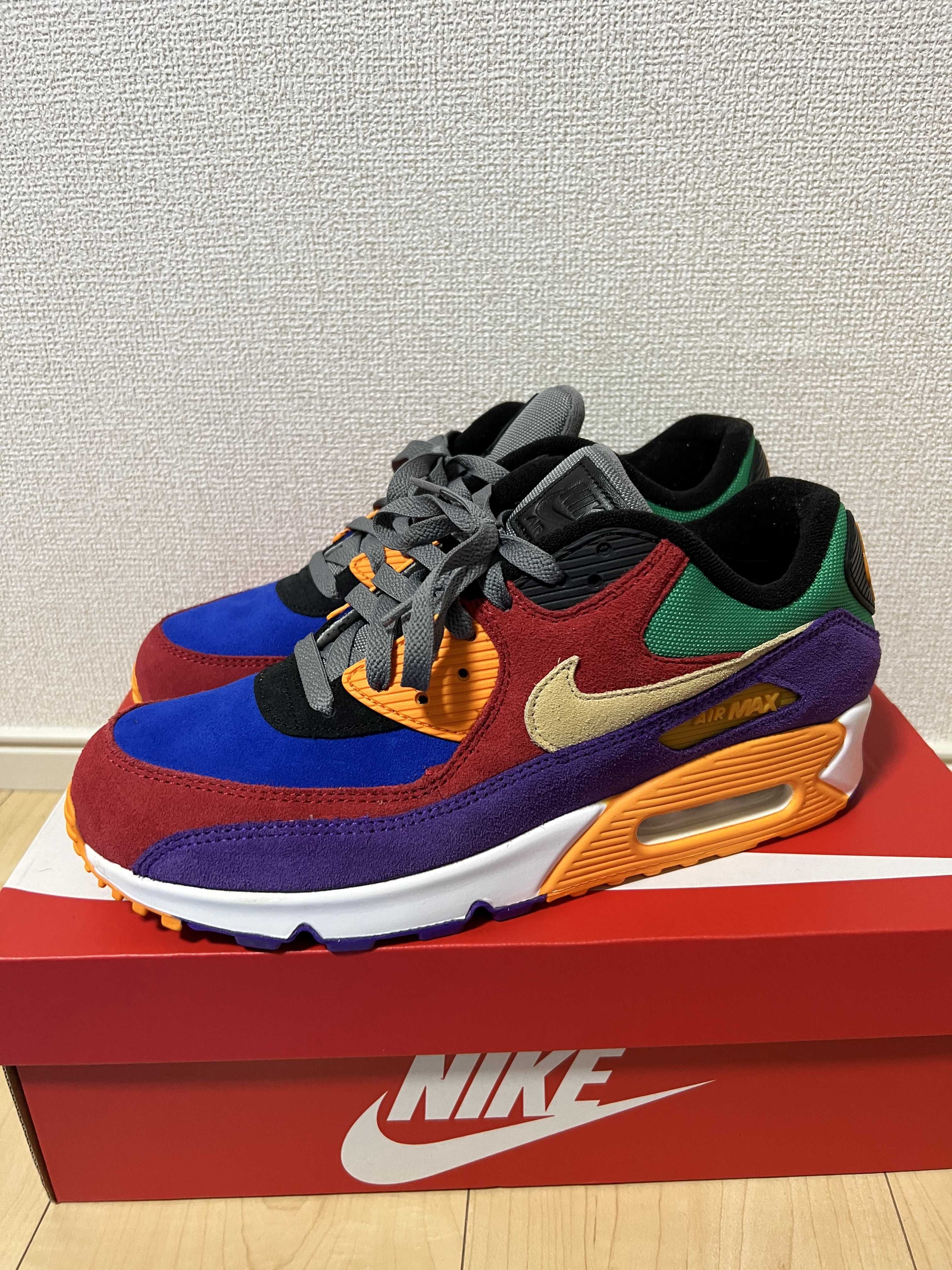 NIKE AIR MAX 90 "VIOTECH UNIVERSITYRED/PALE VANILLA/HYPER GRAPE"