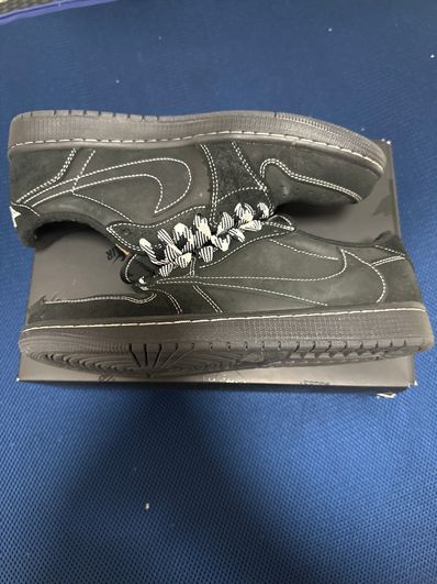 Travis Scott × Nike Air Jordan 1 Low OG SP "Black Phantom"