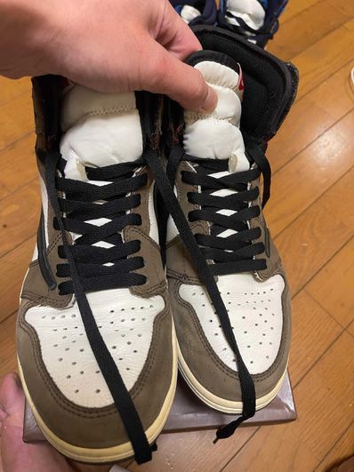Travis Scott × Nike Air Jordan 1 Retro High OG TS SP "Sail/Dark Mocha"