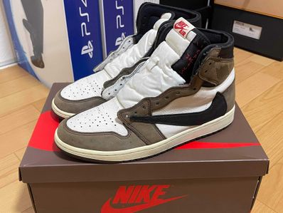 Travis Scott × Nike Air Jordan 1 Retro High OG TS SP "Sail/Dark Mocha"