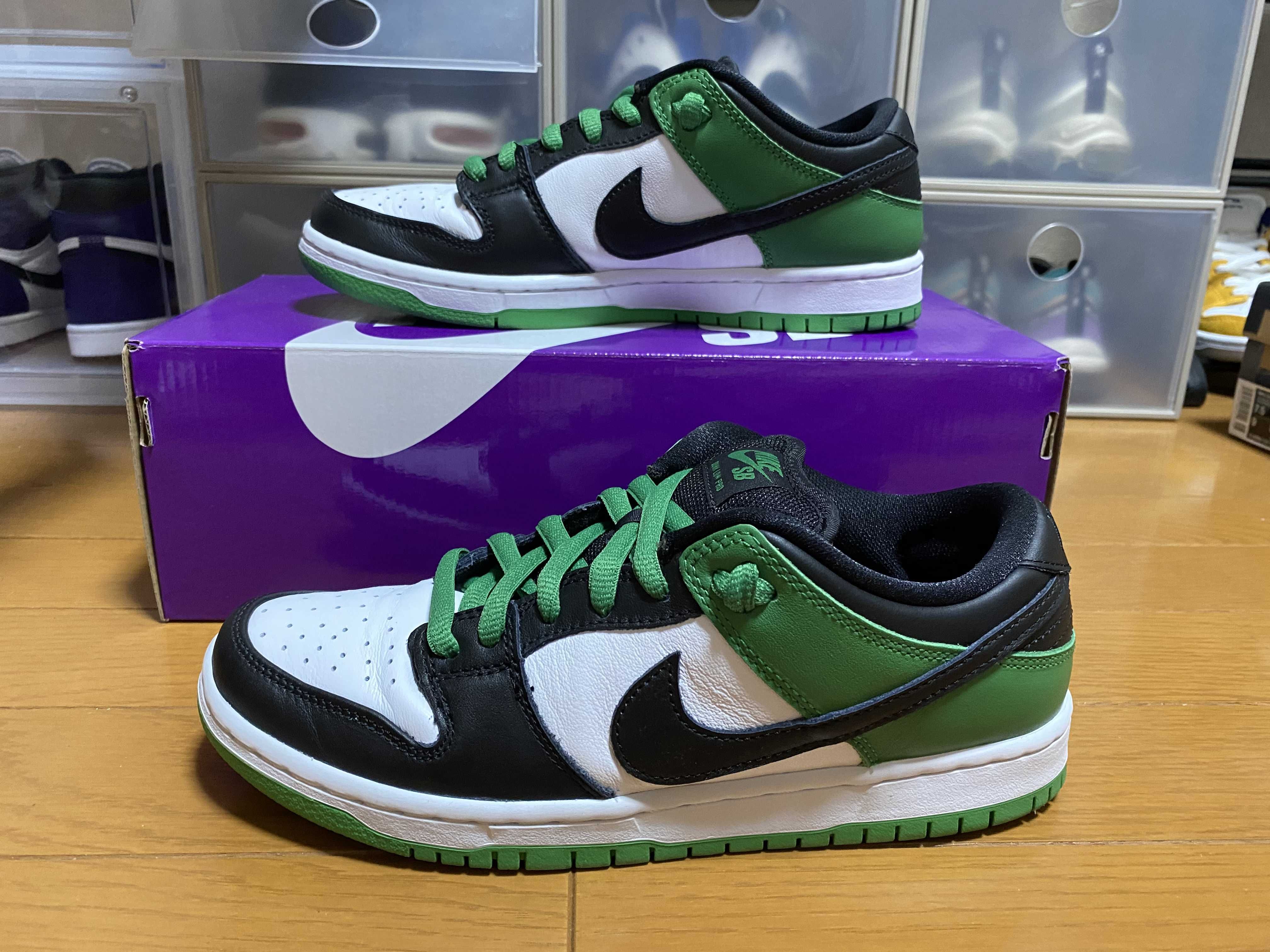 Nike SB Dunk Low Pro "Black and Classic Green"