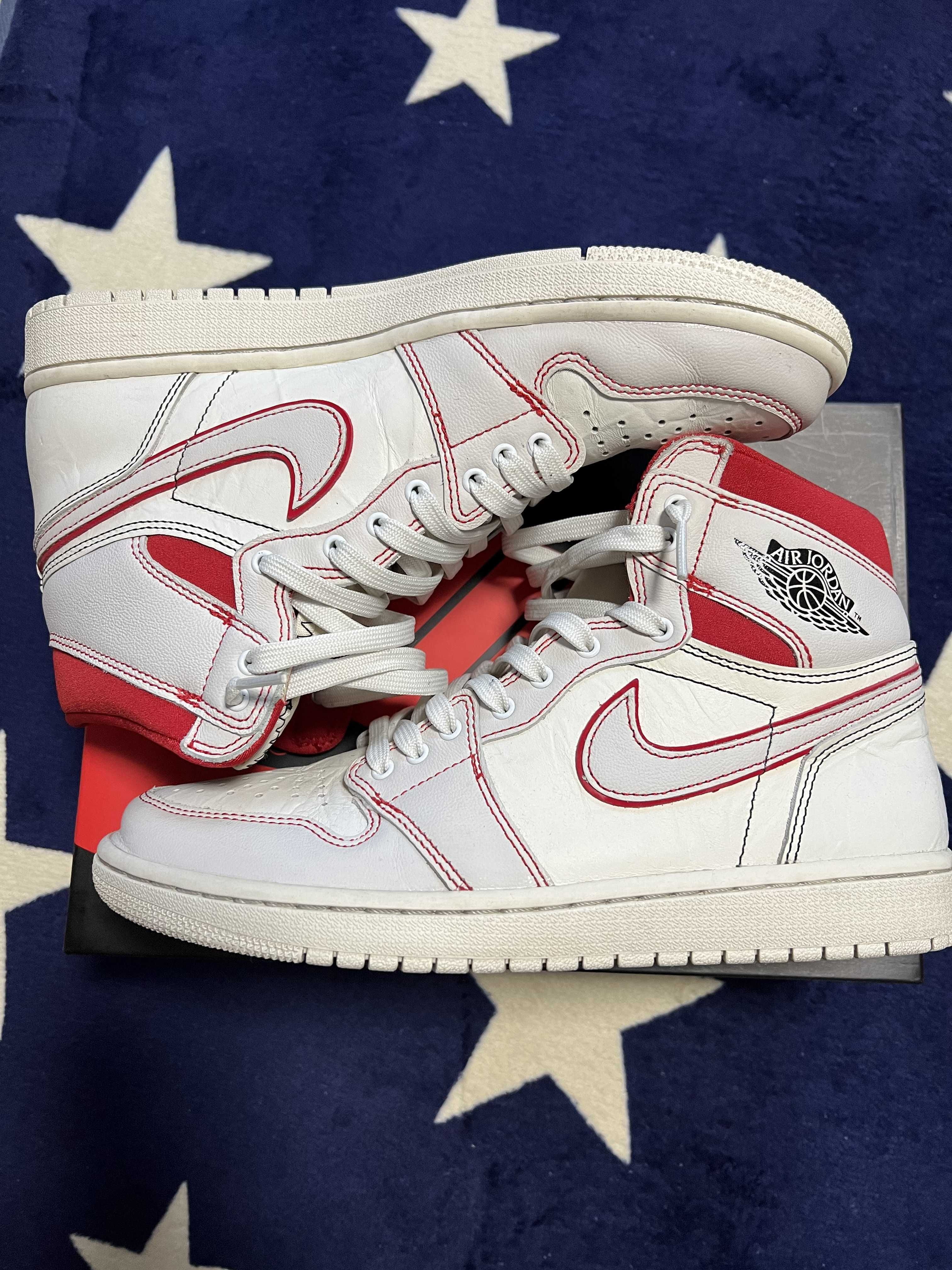 Nike Air Jordan 1 Retro High OG "Sail/University Red"     