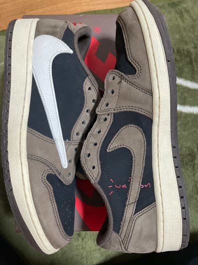Travis Scott × Nike Air Jordan 1 Low OG SP-T "Black/Dark Mocha"