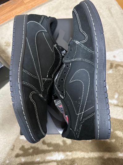 Travis Scott × Nike Air Jordan 1 Low OG SP "Black Phantom"