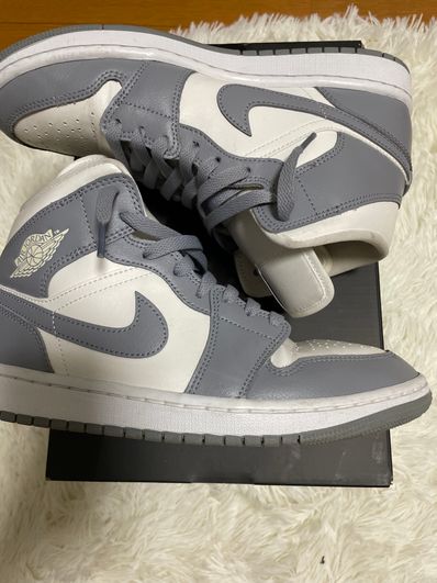 Nike Women's Air Jordan 1 Mid "Grey/Sail"