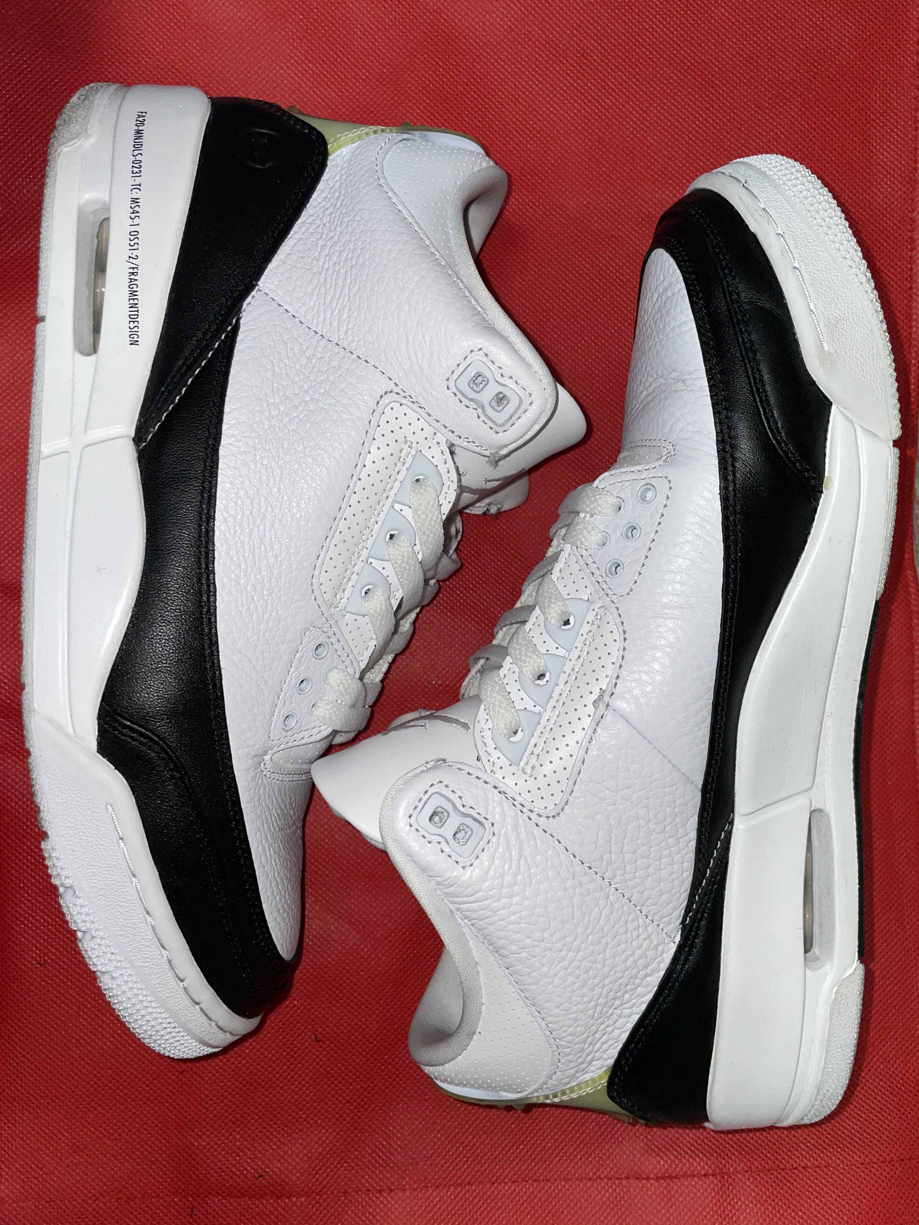Fragment × Nike Air Jordan 3 "White/Black"