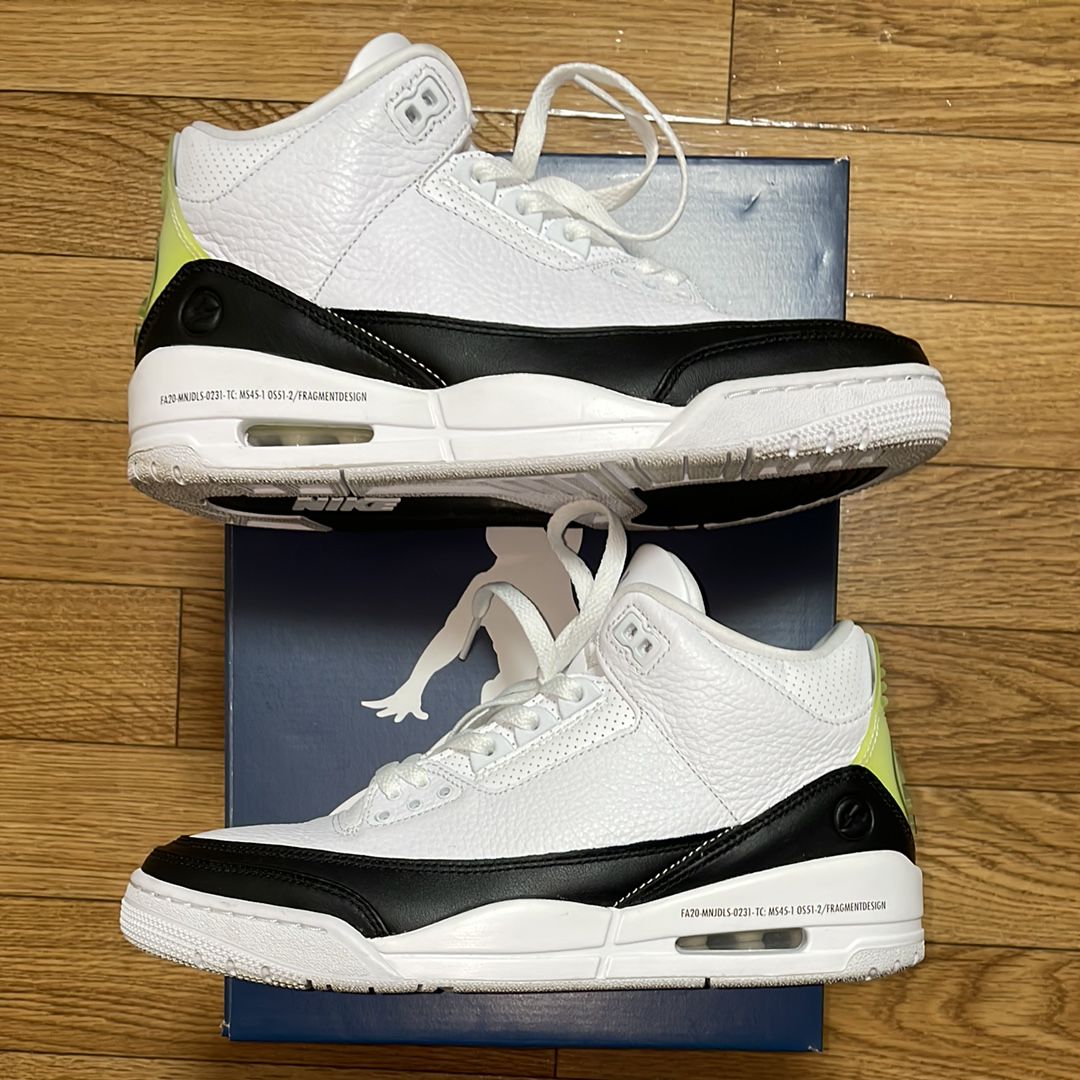 Fragment × Nike Air Jordan 3 "White/Black"