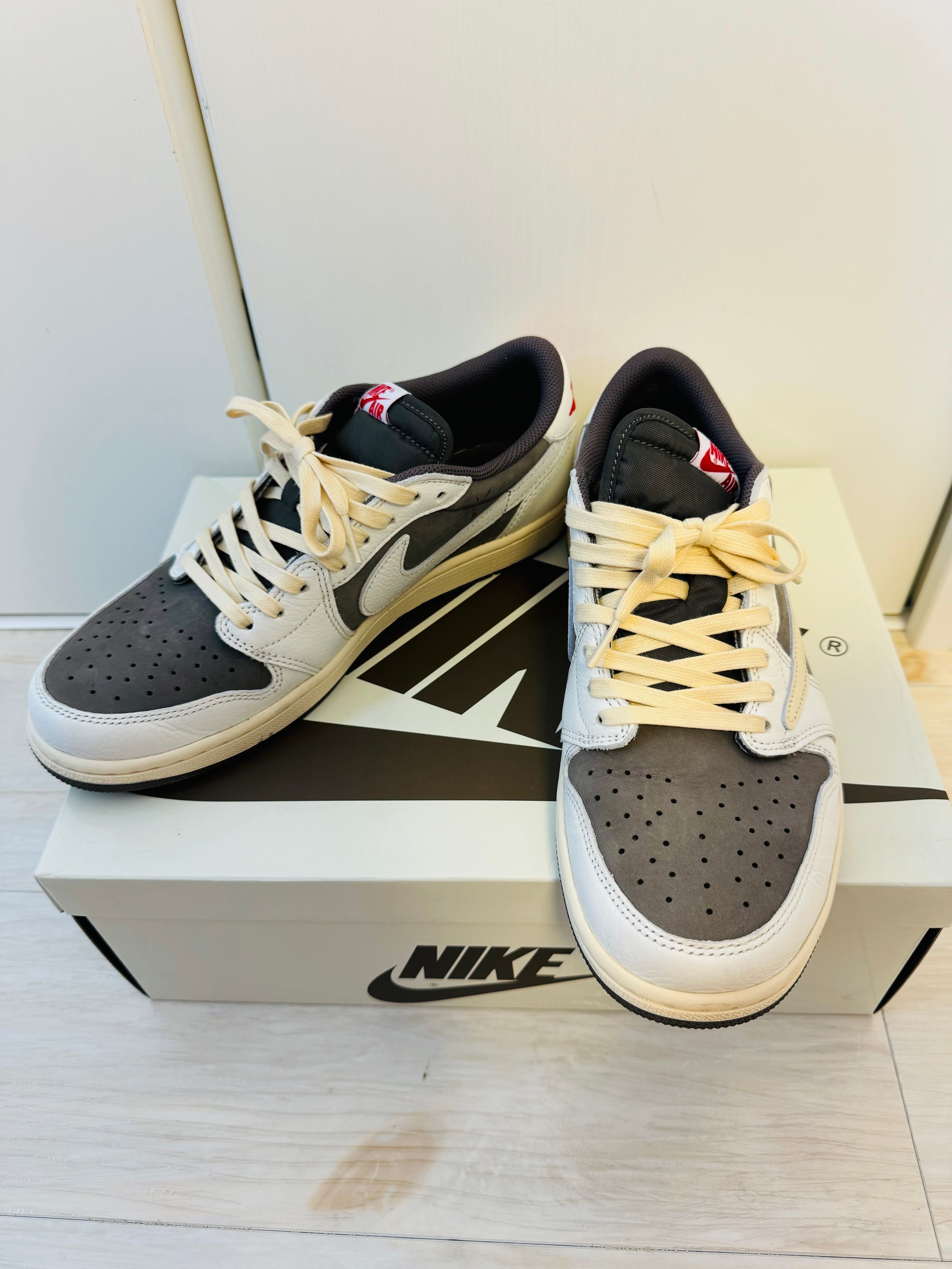 Travis Scott × Nike Air Jordan 1 Low OG SP "Reverse Mocha/Sail and Ridgerock"