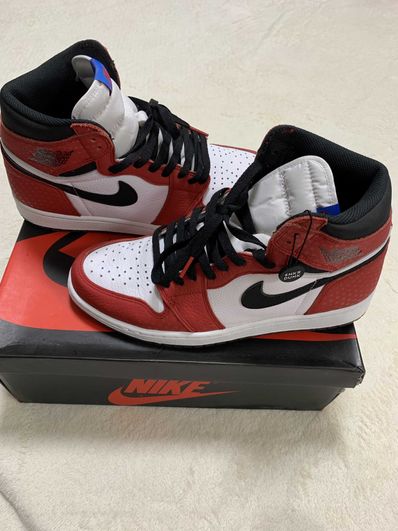 Spiderman × Nike Air Jordan 1 Origin Story "Gym Red/White/Photo Blue/Black"
