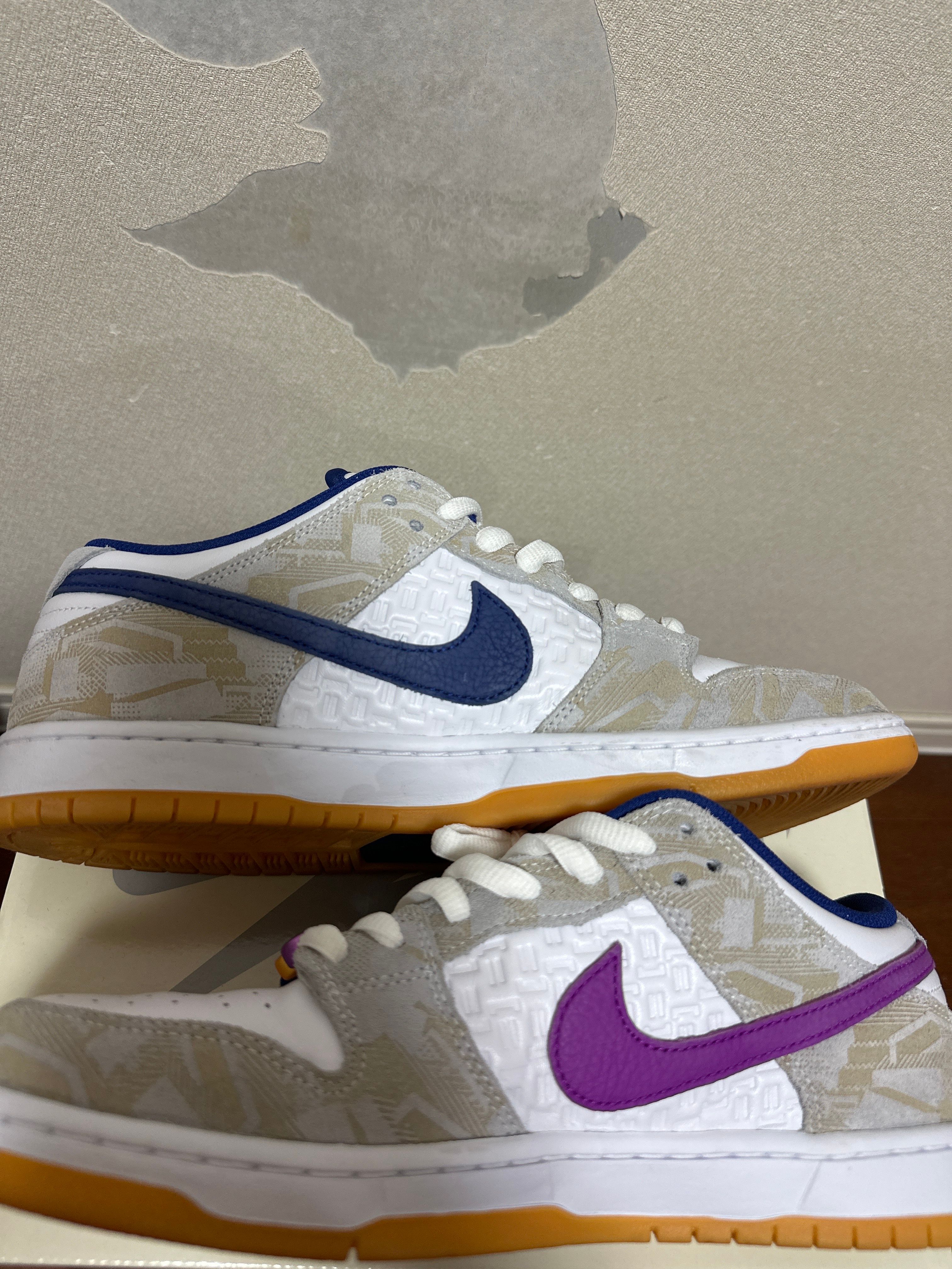 Rayssa Leal × Nike SB Dunk Low PRM "Pure Platinum and Vivid Purple"