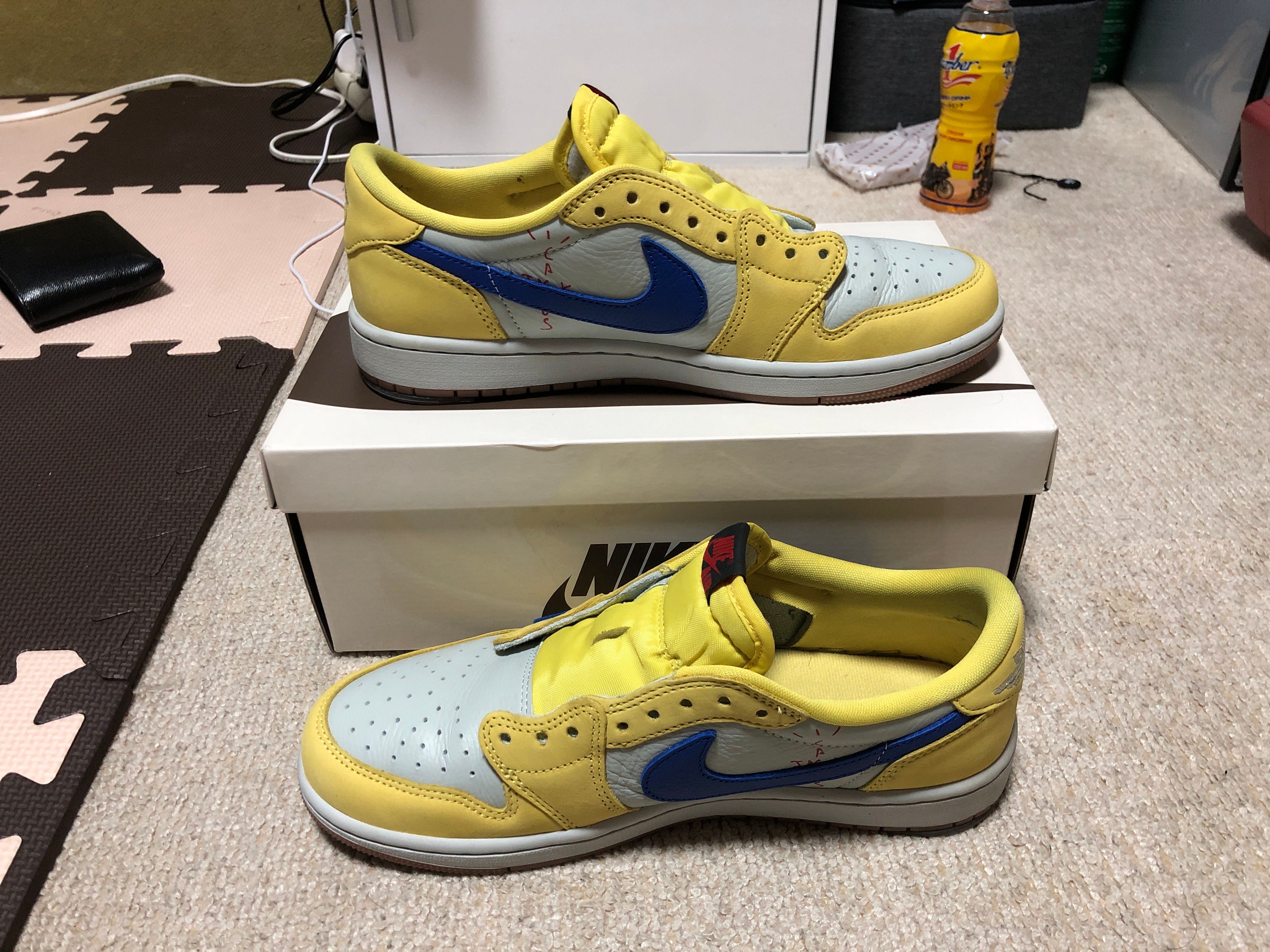 Travis Scott × Nike Women's Air Jordan 1 Retro Low OG "Canary"