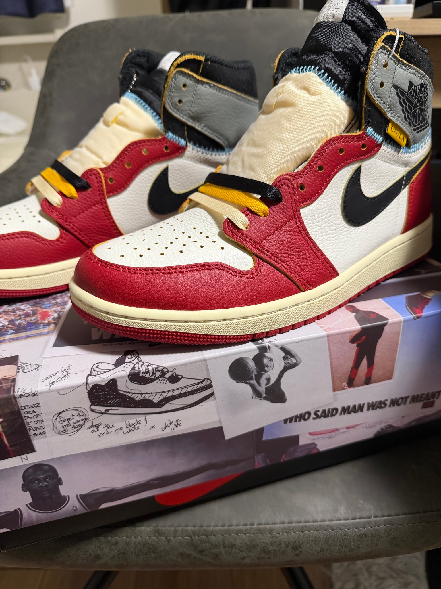 UNION × Nike Air Jordan 1 Retro High OG "Chicago/Shadow"