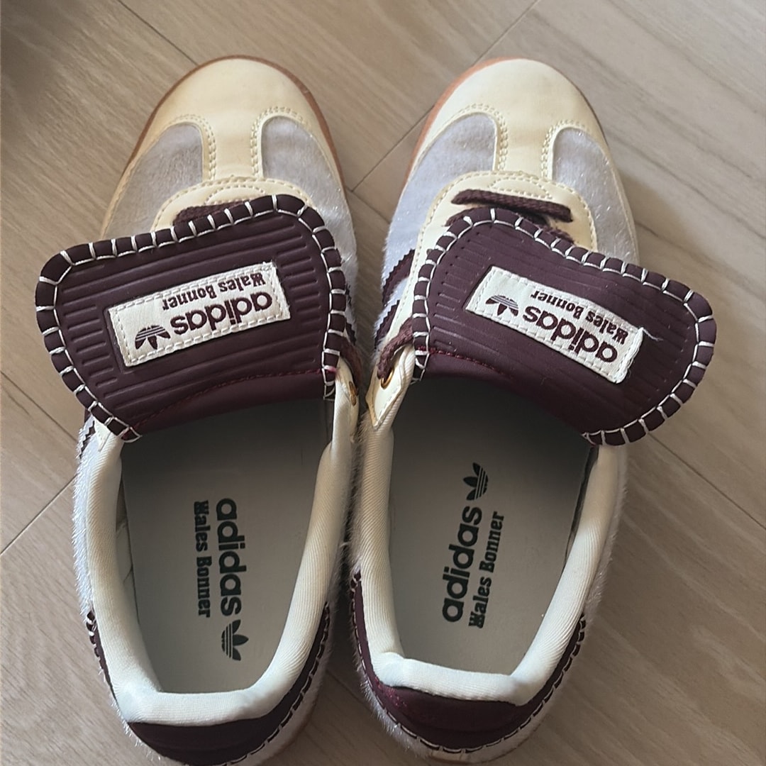 Wales Bonner × adidas Samba Pony Tonal Low "Cream White/Mystery Brown"
