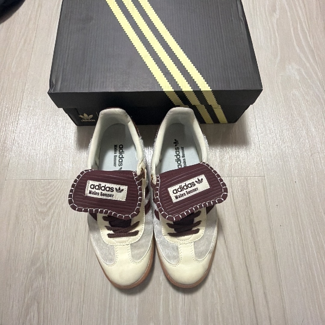 Wales Bonner × adidas Samba Pony Tonal Low "Cream White/Mystery Brown"