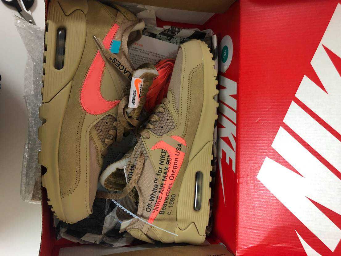 Off-White × Nike Air Max 90 "Desert Ore"