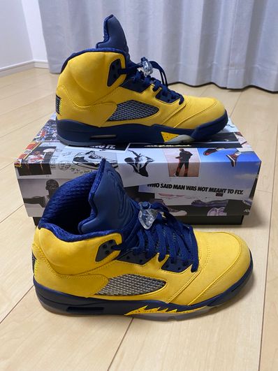 NIKE AIR JORDAN 5 "MICHIGAN"