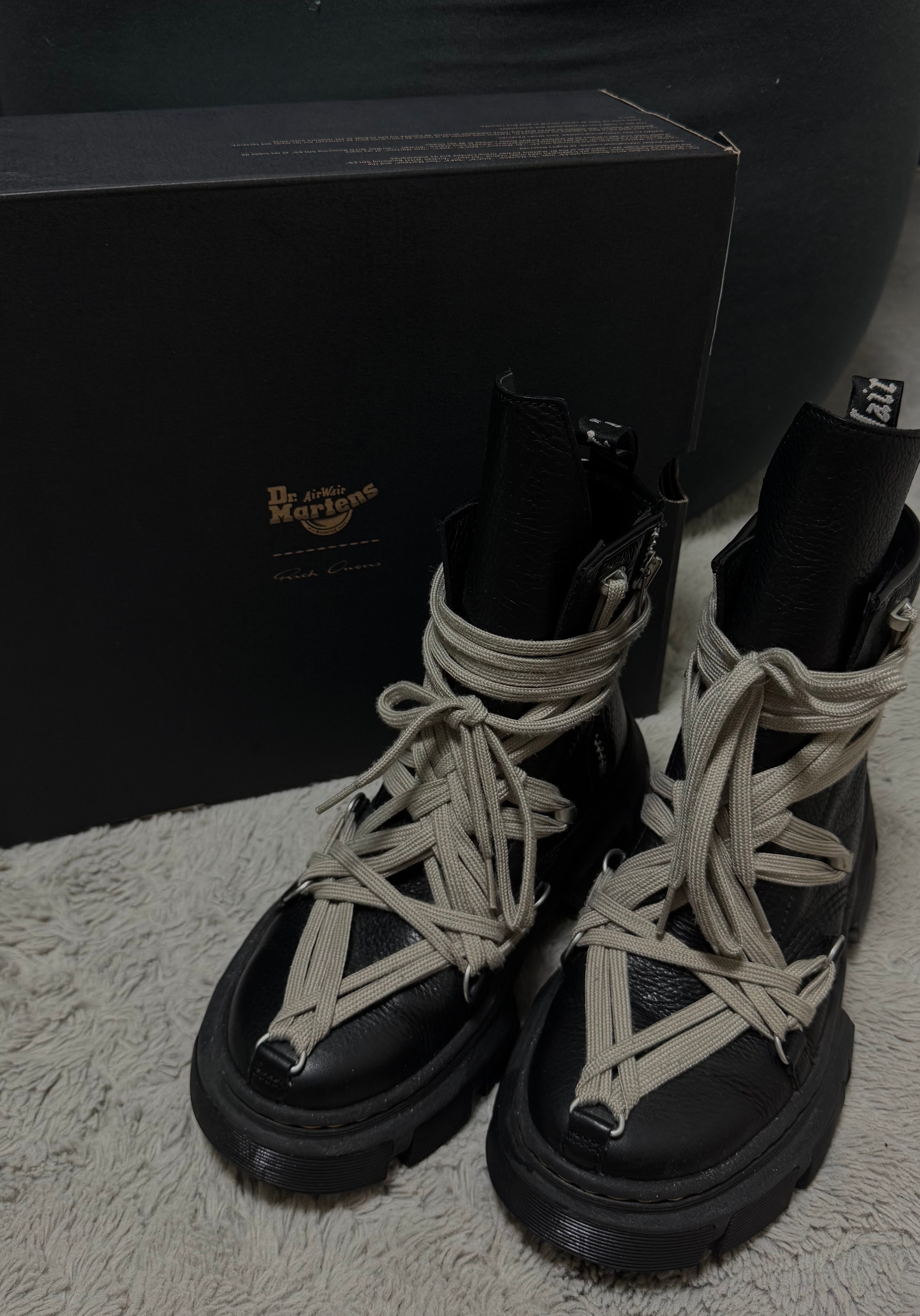 Rick Owens × Dr.Martens 1460 DMXL Jumbo Lace Boot 