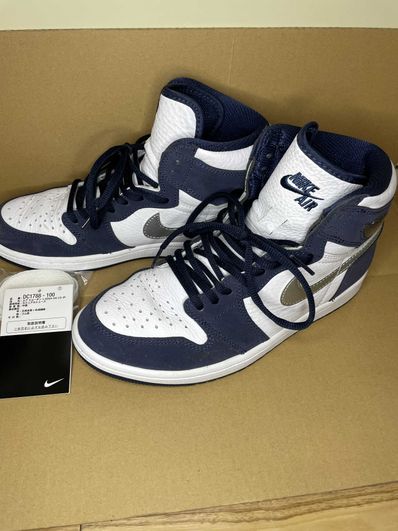 Nike Air Jordan 1 High OG CO.JP "White/Midnight Navy" (2020) (Standard Box)