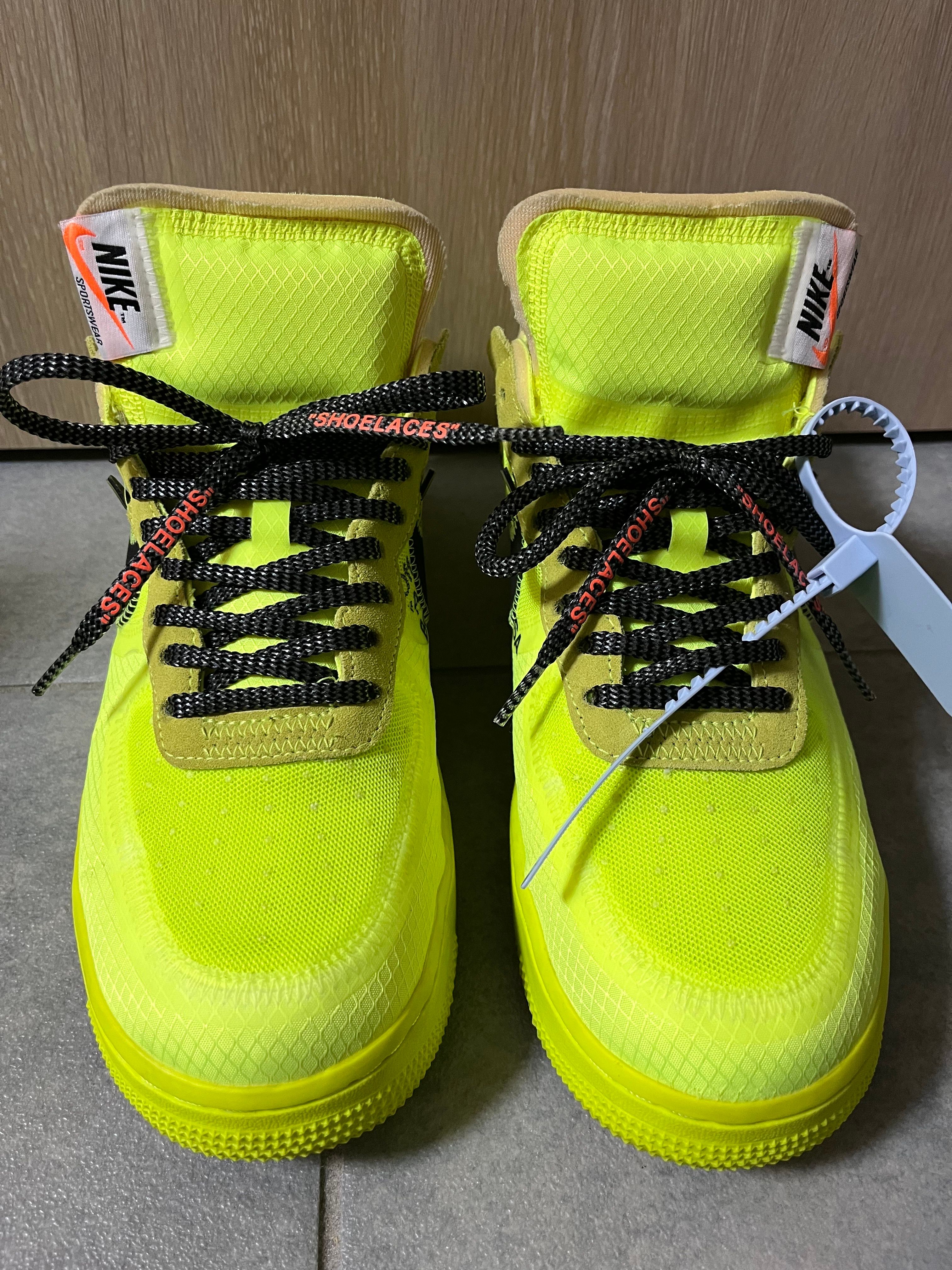 Off-White × Nike Air Force 1 Low "Volt"