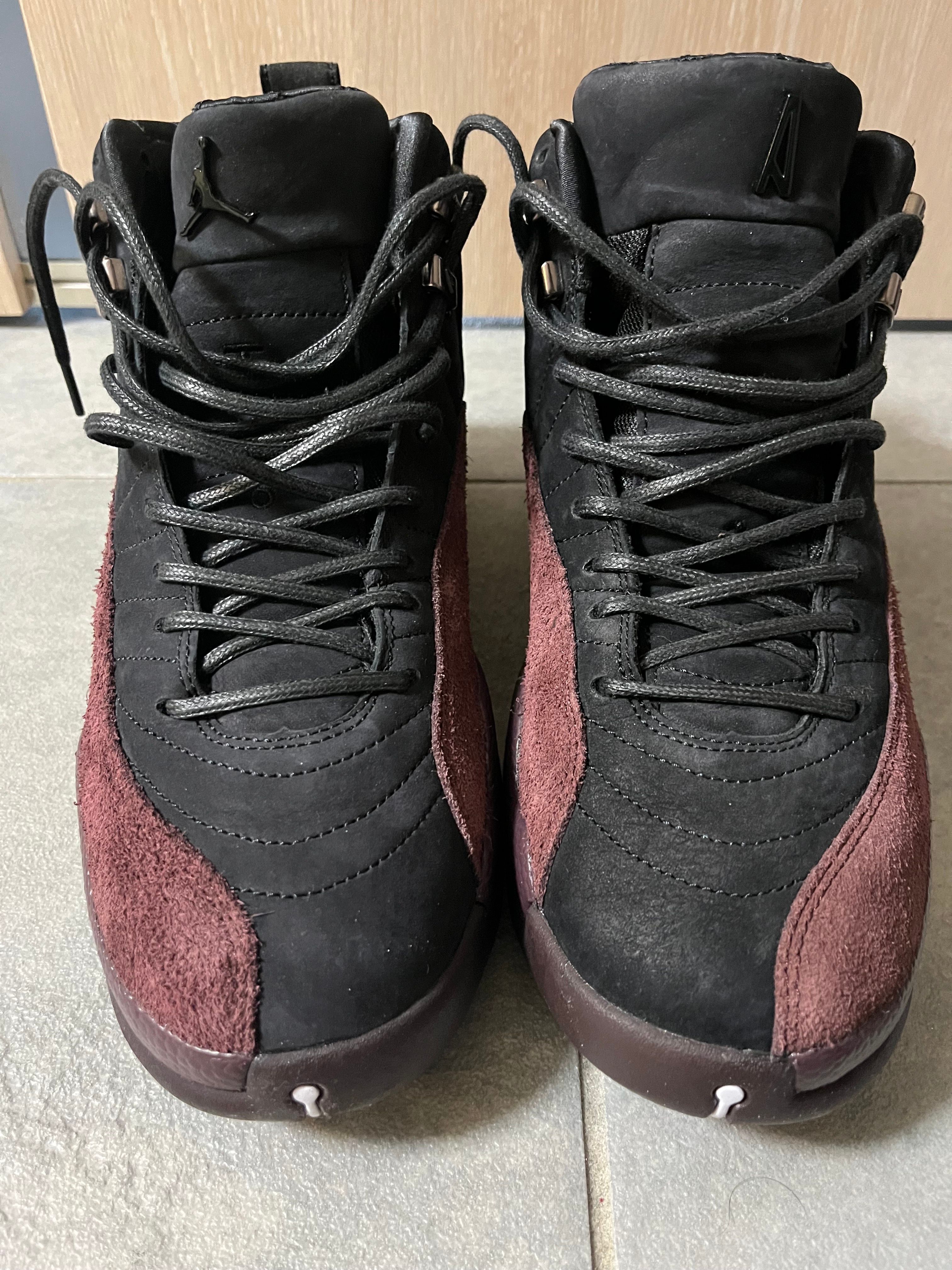 A Ma Maniere × Nike Women's Air Jordan 12 "Black and Burgundy Crush"