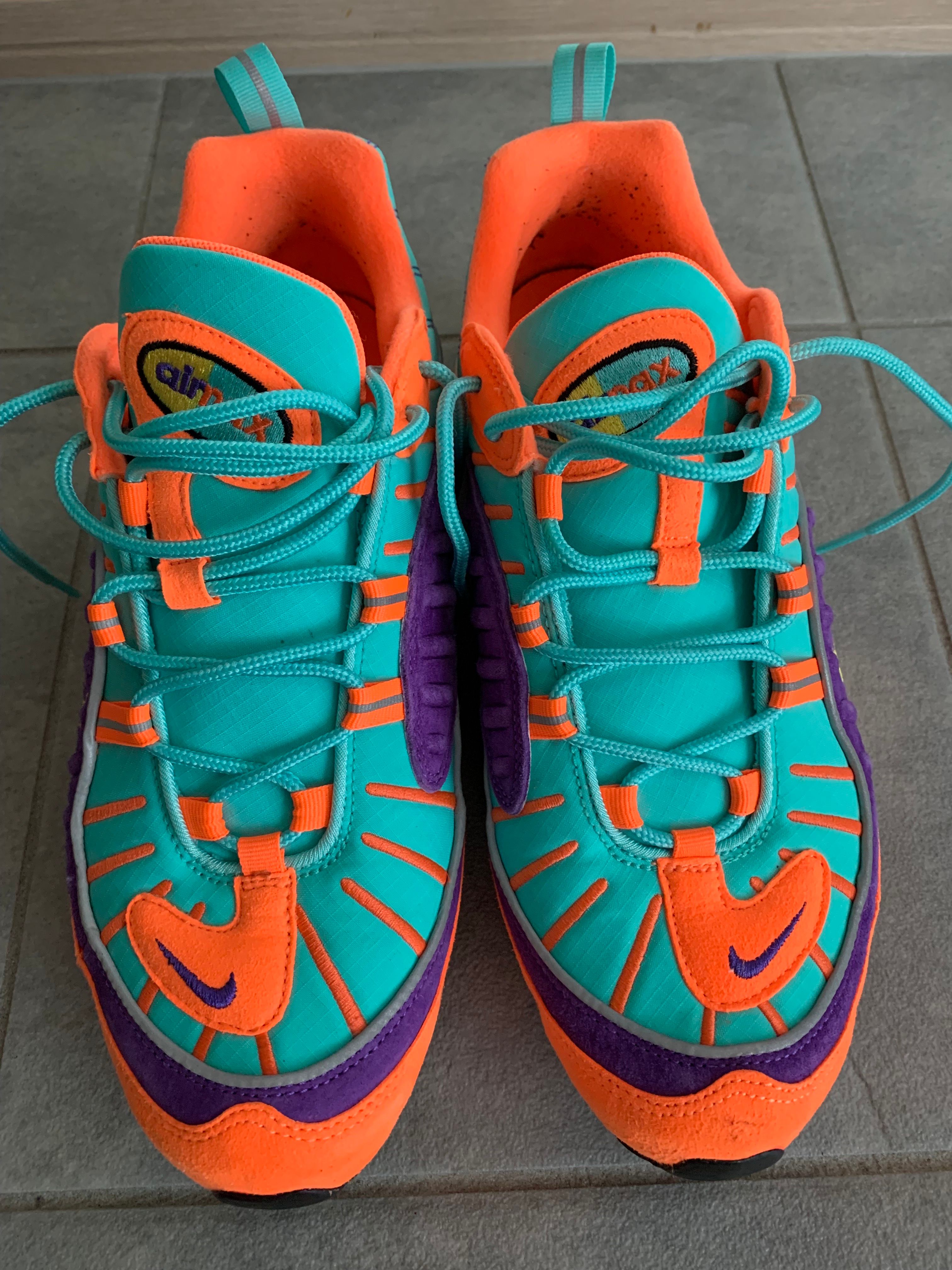 Nike GS Air Max 98 "Cone/Tour Yellow"