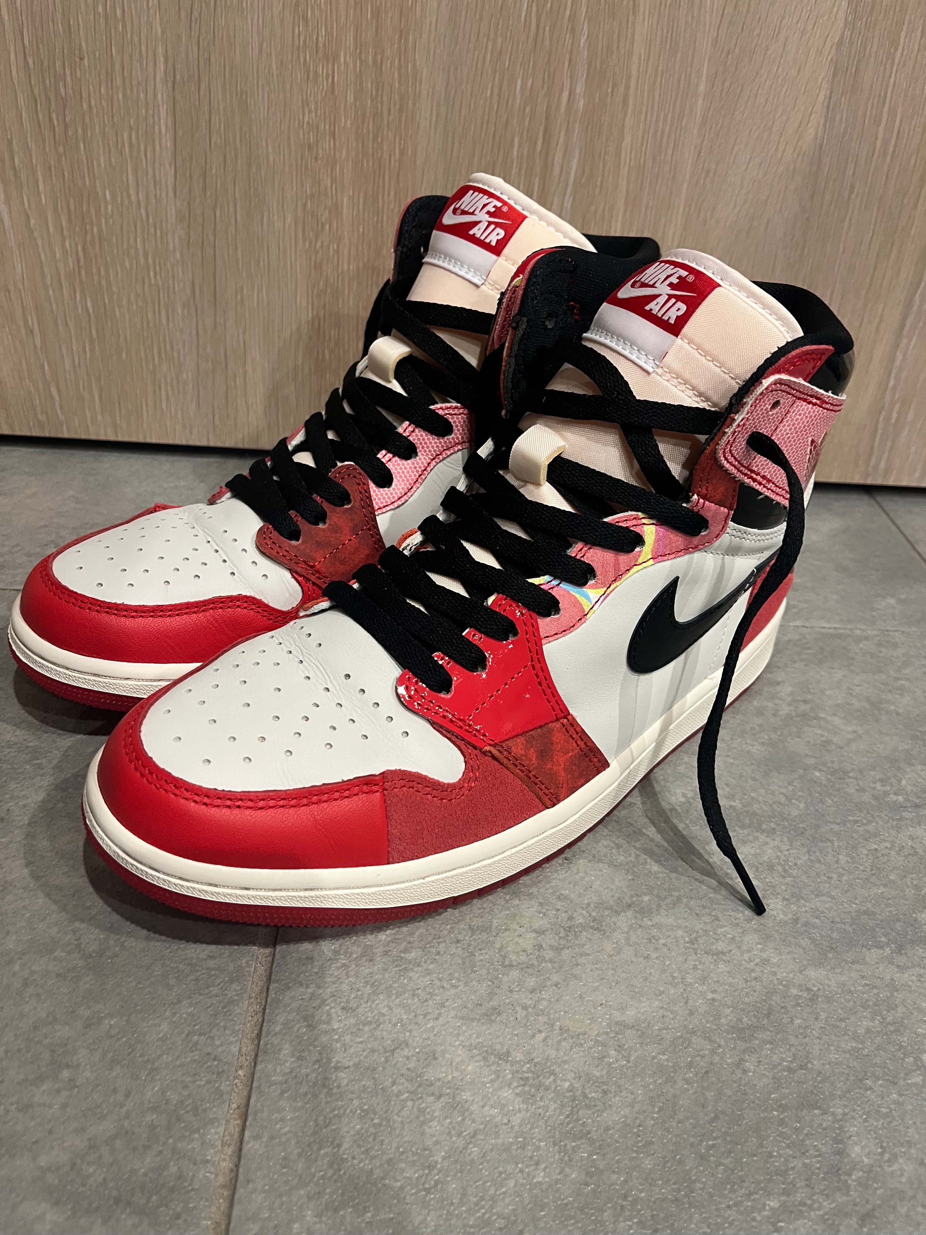 Spider-Man × Nike Air Jordan 1 Retro High OG SP "Spider-Man: Across the Spider-Verse/University Red"