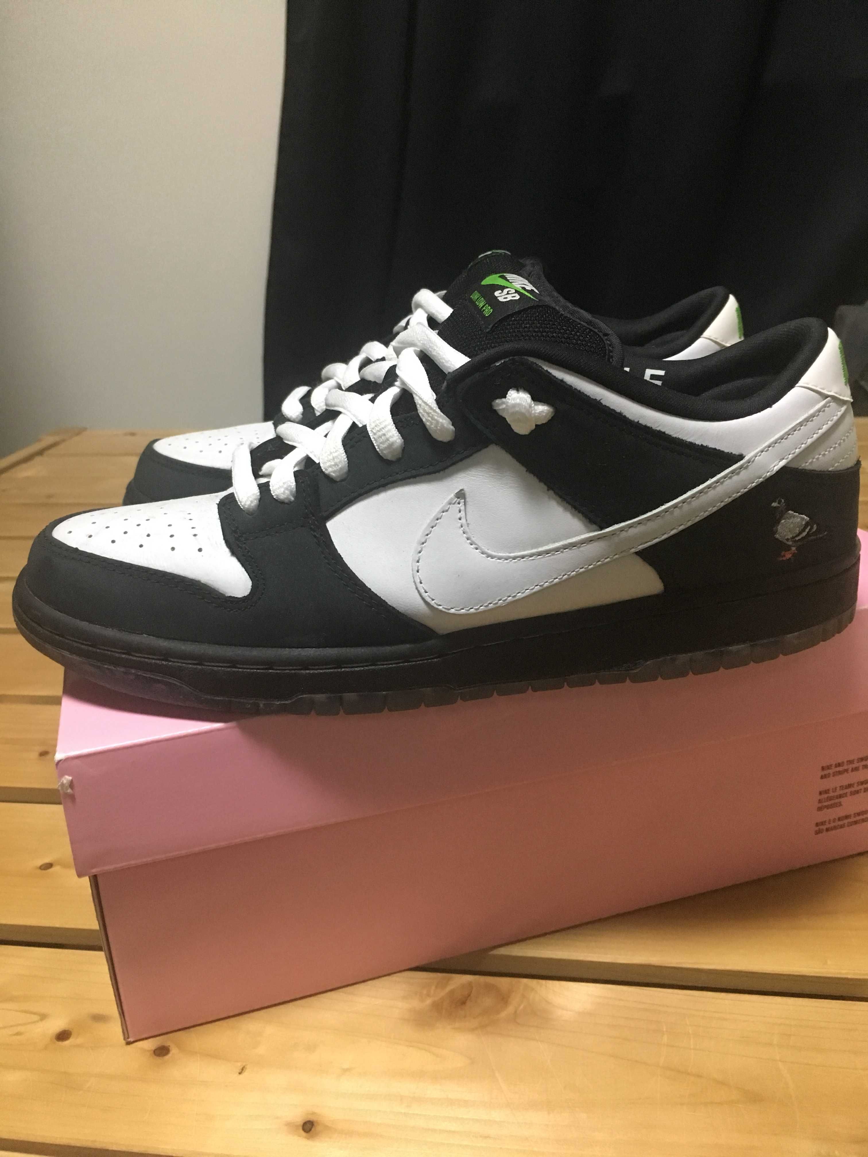 STAPLE × Nike SB Dunk Low "Pigeon Black/White"