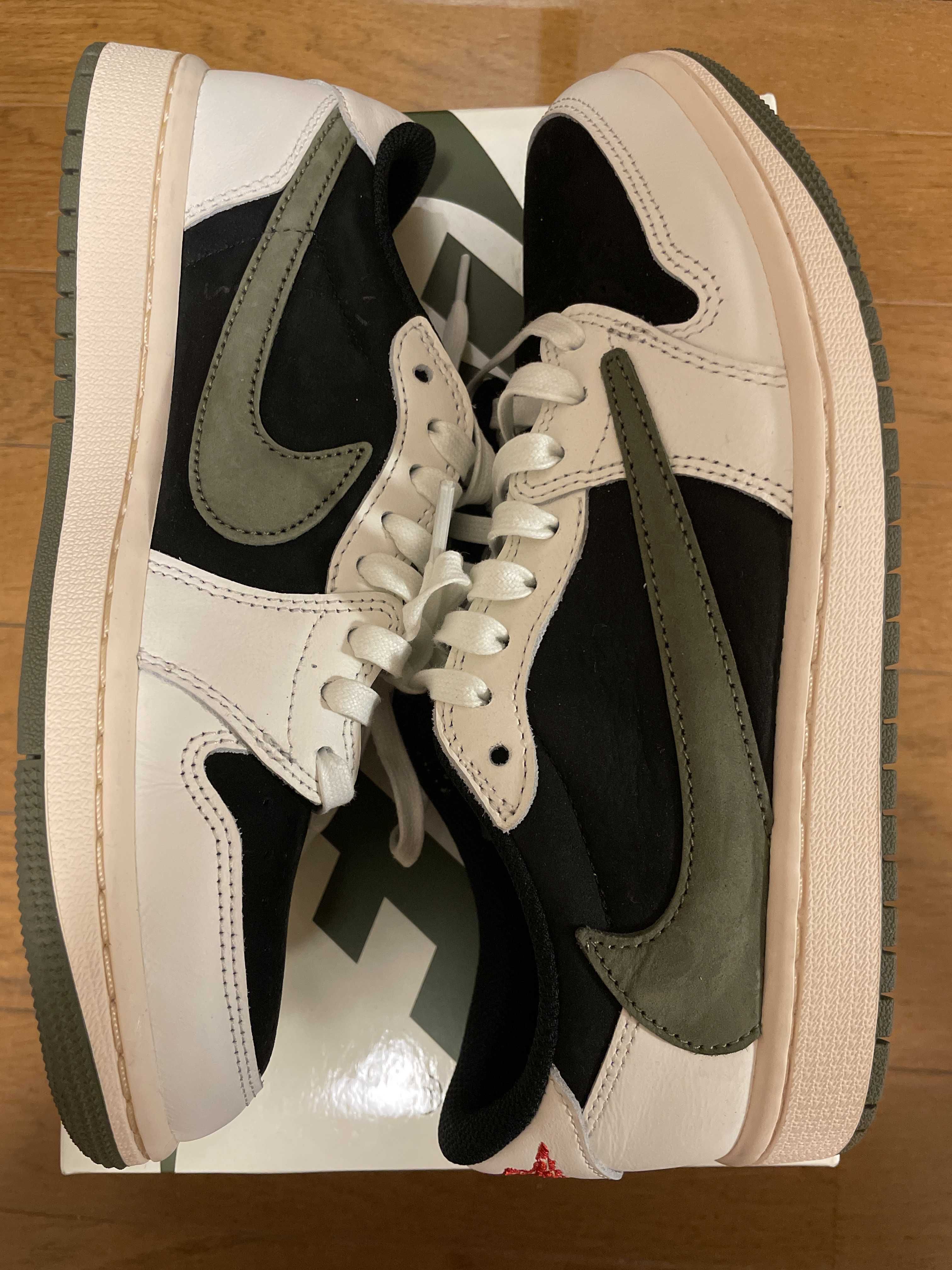 Travis Scott × Nike Women's Air Jordan 1 Low OG "Medium Olive"