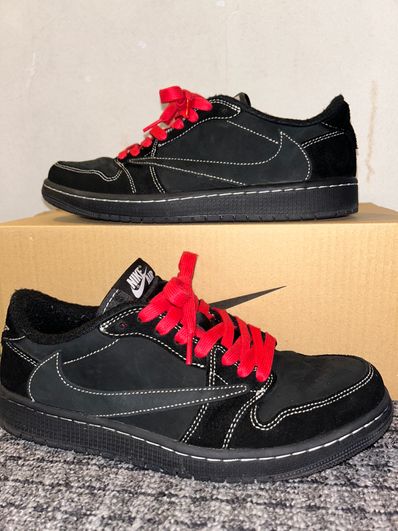 Travis Scott × Nike Air Jordan 1 Low OG SP "Black Phantom"