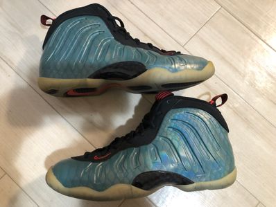 Nike GS Little Posite One Gone Fishing "DK Emerald/Black-Challenge Red"