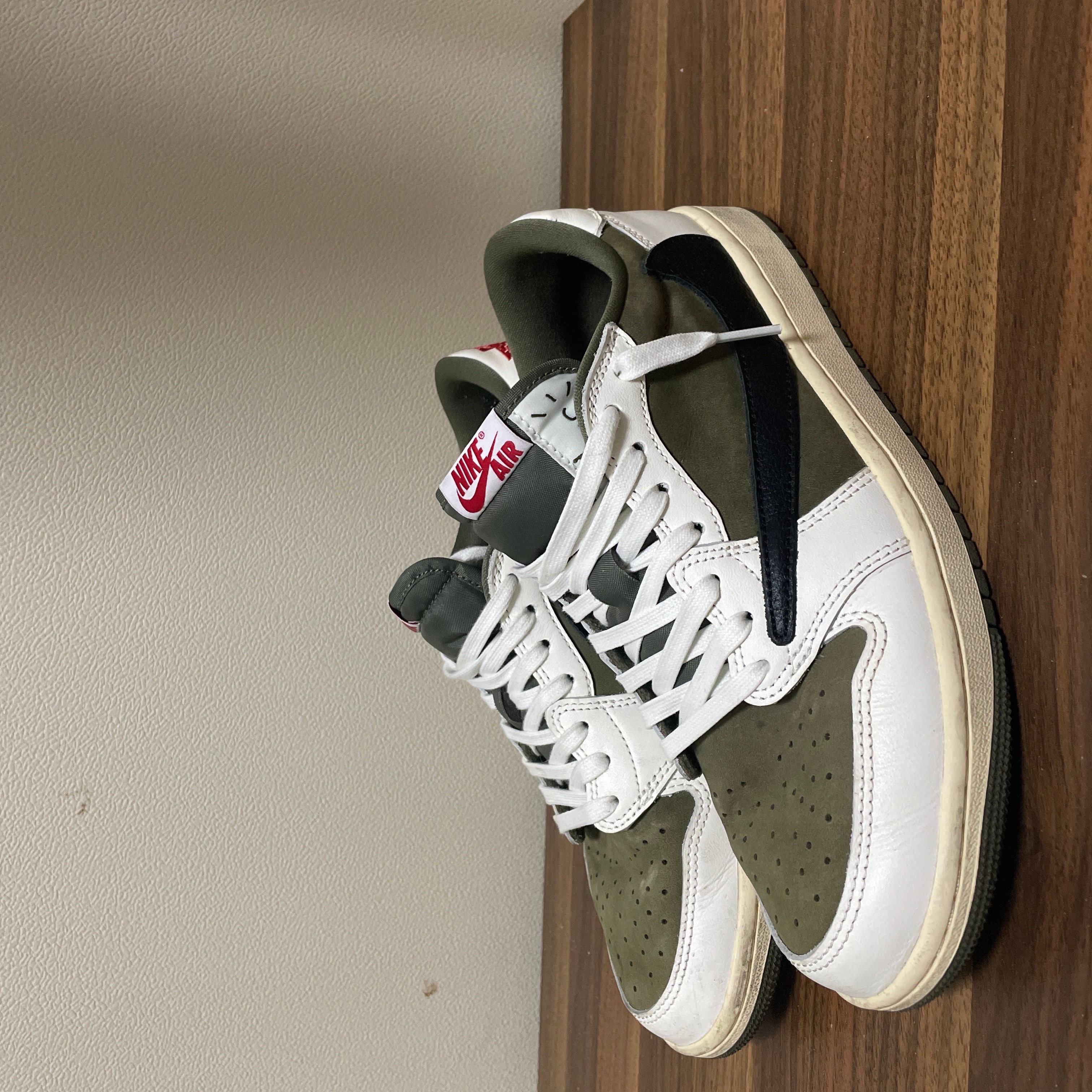 Travis Scott × Nike Air Jordan 1 Low OG SP "Reverse Olive"