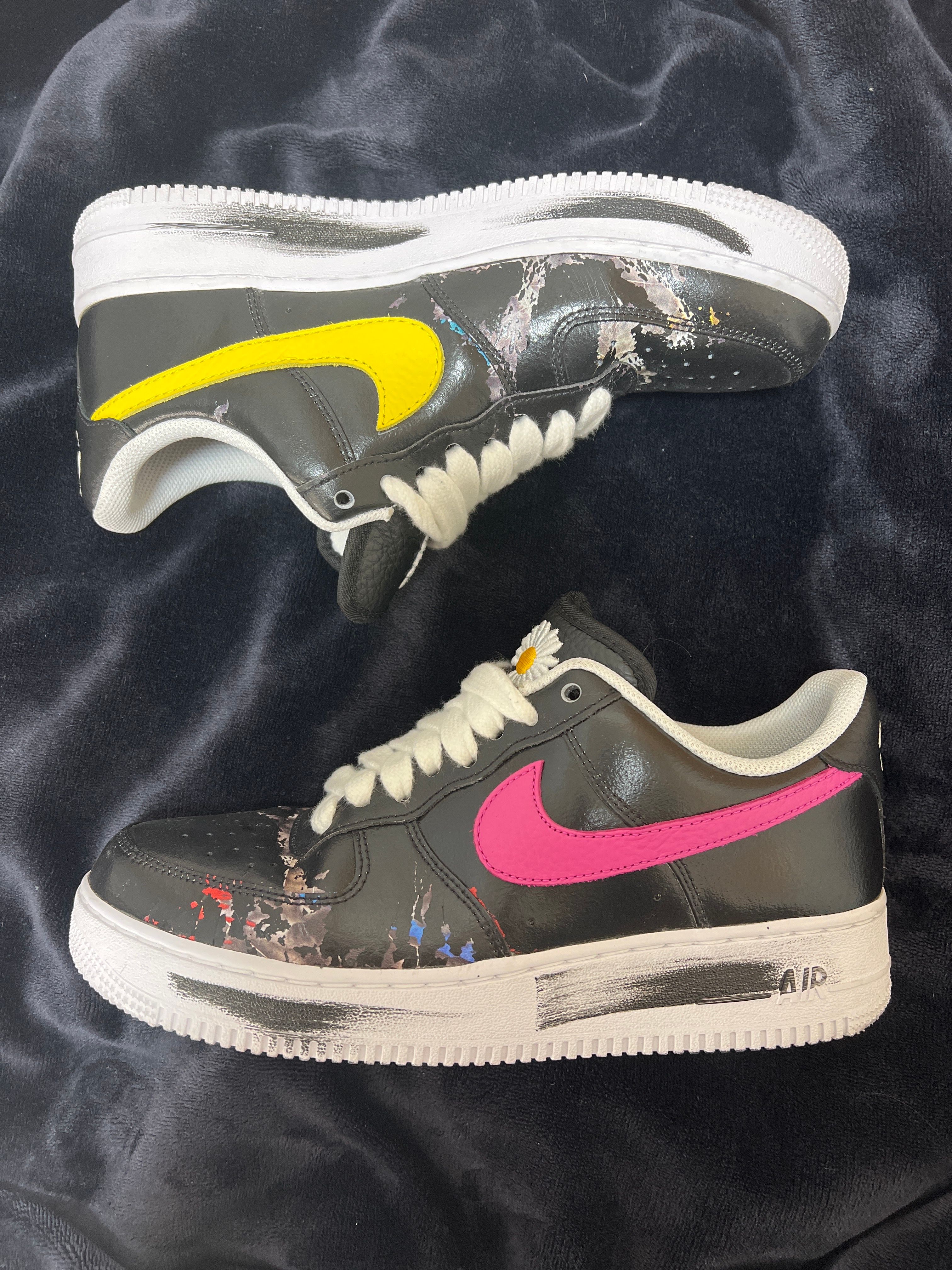 PEACEMINUSONE × Nike Air Force 1 Low '07 Para-Noise 3.0 "Black and Multi-Color" / G-DRAGON