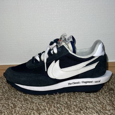 Fragment × sacai × Nike LD Waffle "Blackended Blue"