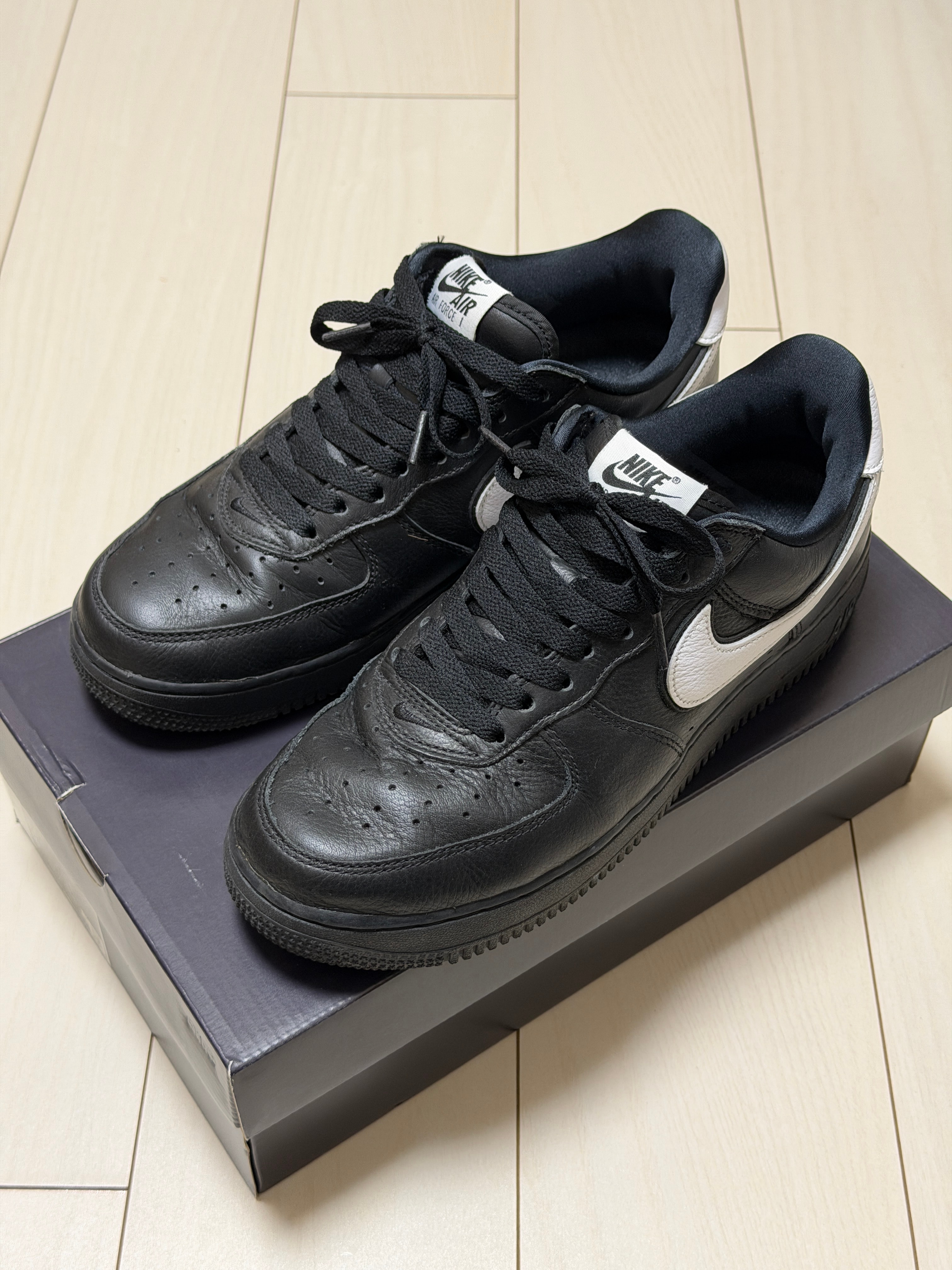 ナイキ エアフォース1 ロー レトロ QS "ブラック アンド ホワイト" (2024) CQ0492-001