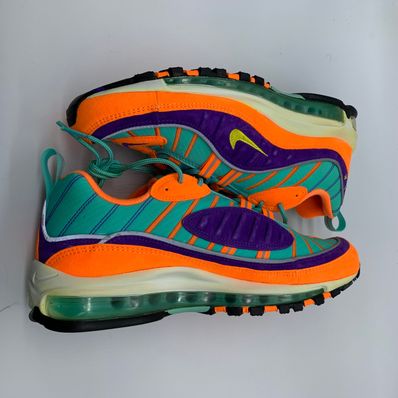 Nike GS Air Max 98 "Cone/Tour Yellow"