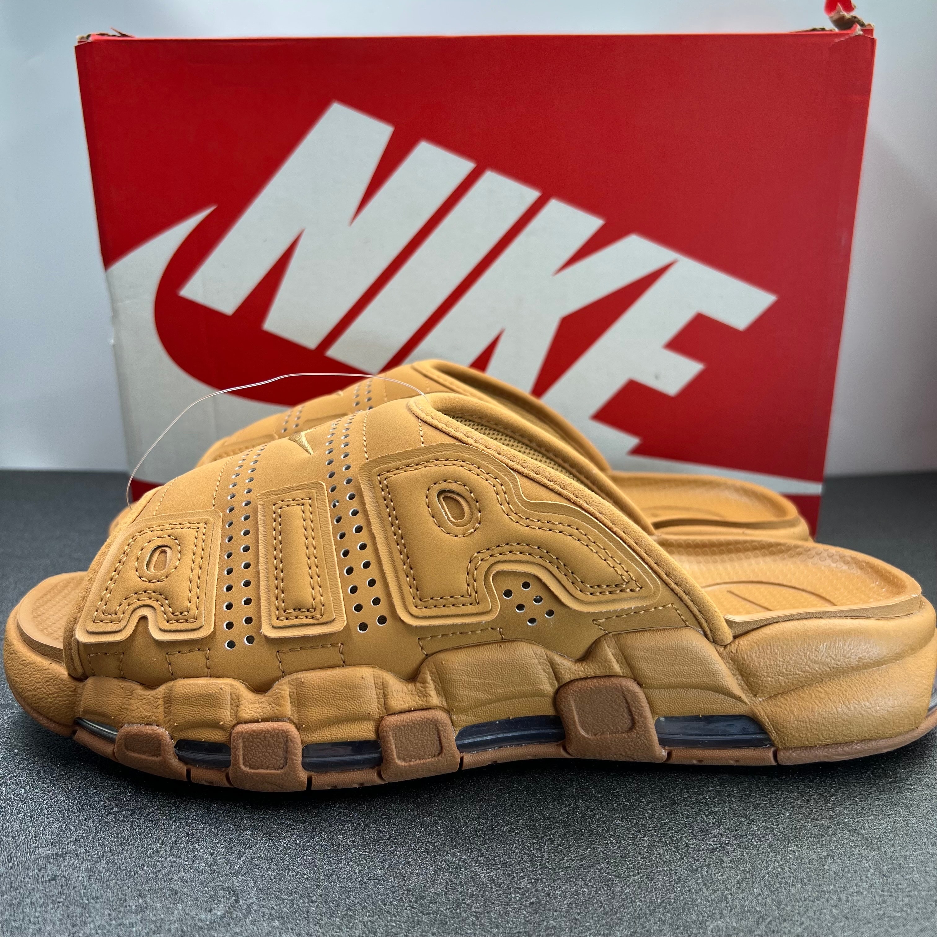 Nike Air More Uptempo Slide "Flax" (FZ3113-200/FZ3116-200)