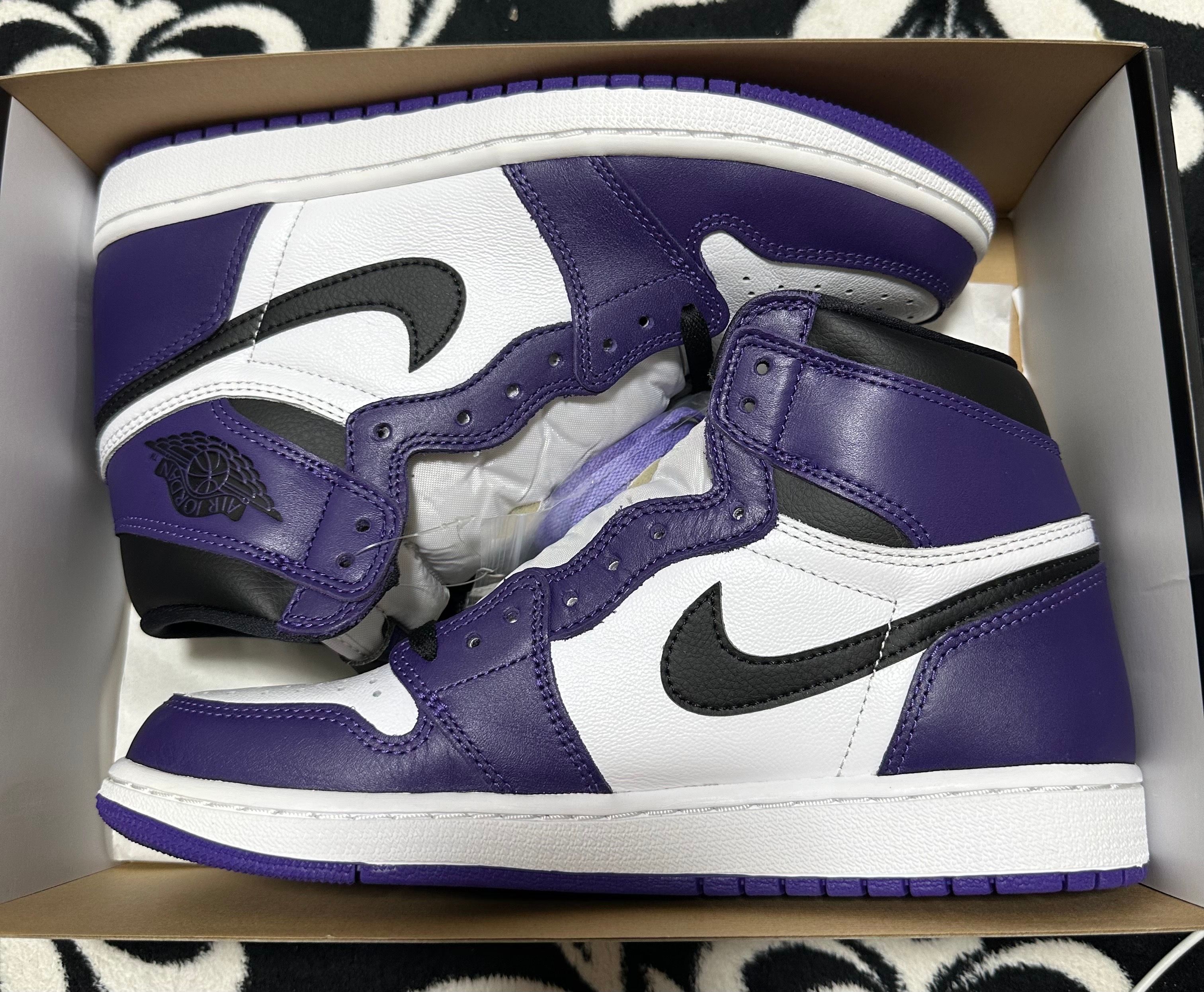Nike Air Jordan 1 Retro High OG "Court Purple White/Black" (2020)   