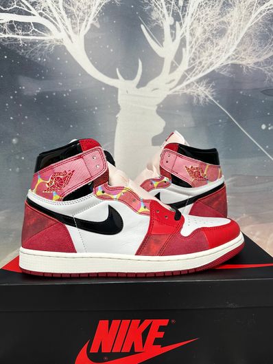 Spider-Man × Nike Air Jordan 1 Retro High OG SP "Spider-Man: Across the Spider-Verse/University Red"