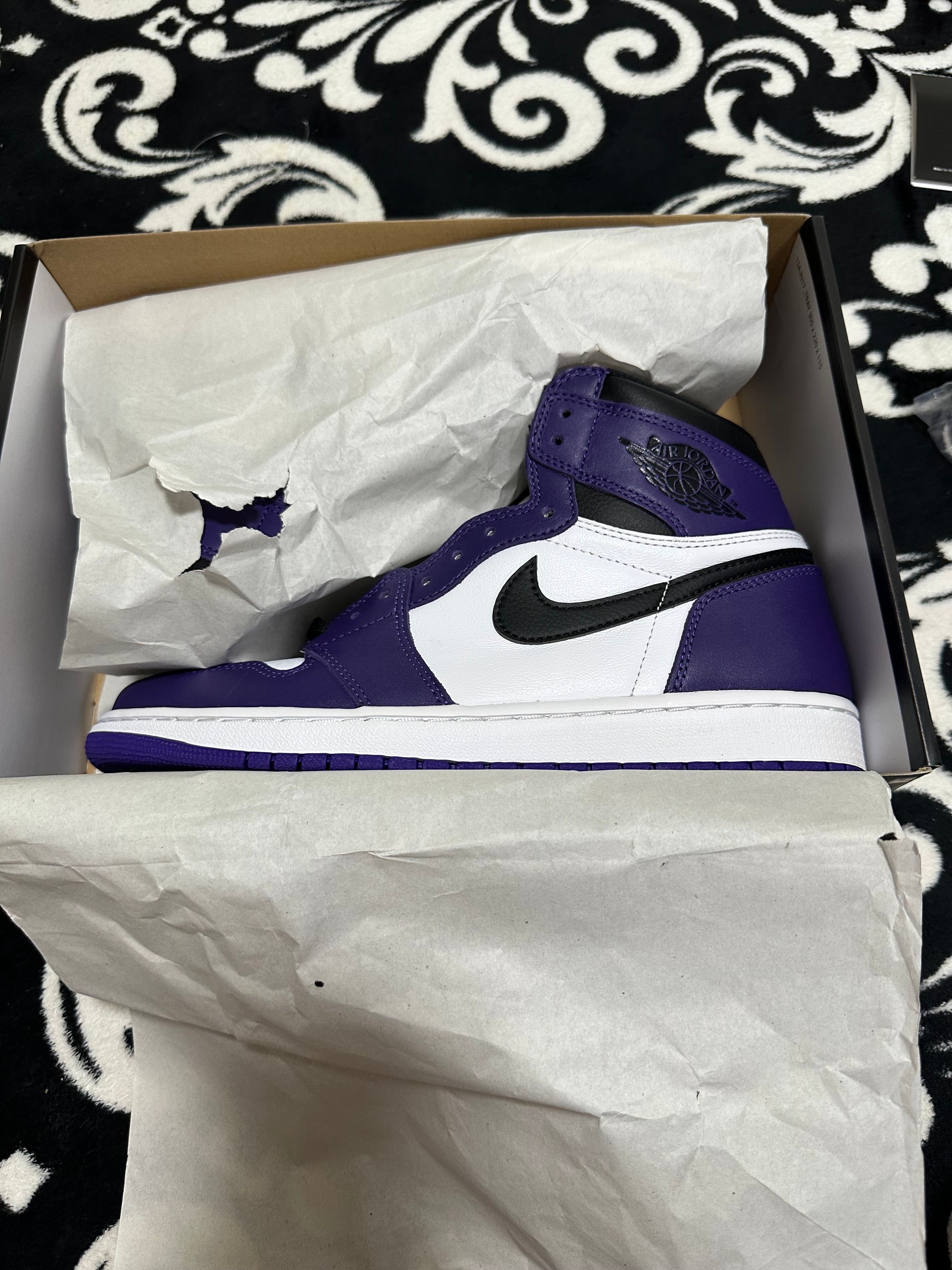 Nike Air Jordan 1 Retro High OG "Court Purple White/Black" (2020)   